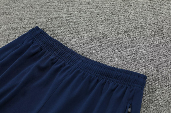 #AHP01 Royal blue Children's Half Pull Tracksuit Long Suit (High Quality)