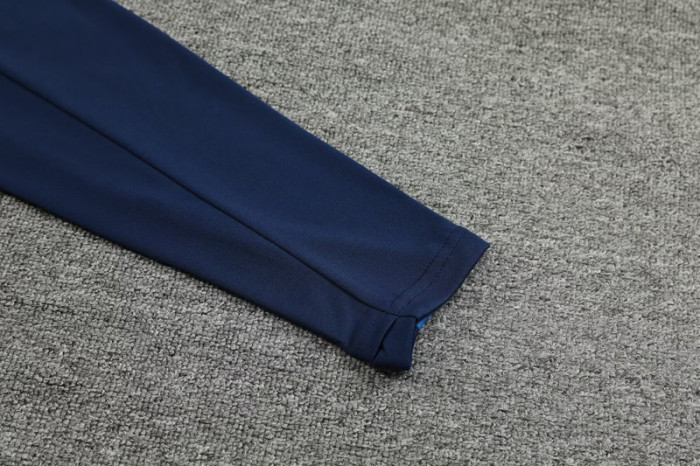 #AHP01 Royal blue Children's Half Pull Tracksuit Long Suit (High Quality)