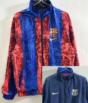 24-25 BAR Red Blue & Blue Double Sided Windbreaker (双面风衣)