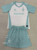 24-25 Werder Bremen Away Kids Soccer Jersey