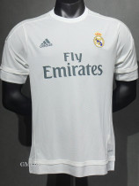 2015-2016 RMA Home Player Version 球员 Retro Soccer Jersey