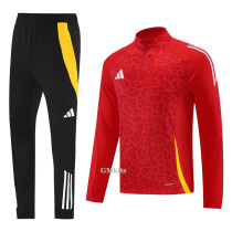 2024 AD Red Half Pull Tracksuit #AB08 (半拉链)