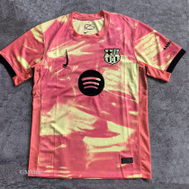 24-25 BAR Pink Yellow Special Edition Fans Training Shirts