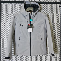 2024 UA Cotton Thickened warm Grey Outdoor Jackets #A803加棉冲锋衣