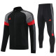 2025 AD Black Jacket Tracksuit #2313