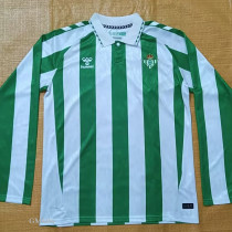 24-25 Real Betis Home Long Sleeve Soccer Jersey (长袖)