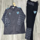 24-25 Malaga Grey Jacket Tracksuit (Pants Have Pocket)