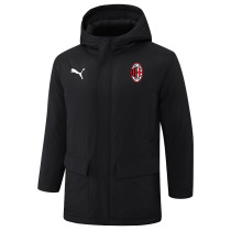 24-25 ACM Black Hooded Windbreaker Fabric Cotton Coat #G254(红标)