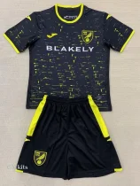 24-25 Norwich City Away Kids Soccer Jersey