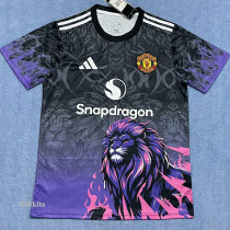 24-25 Man Utd Black Purple Special Edition Fans Training shirts