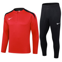 24-25 NK Red Half Pull Tracksuit (半拉链)