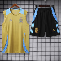 24-25 Argentina Earthy Gold Tank top and shorts suit