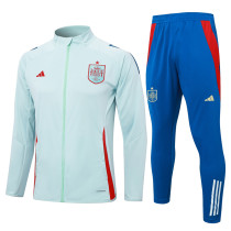 24-25 Spain Light green Jacket Tracksuit #A770