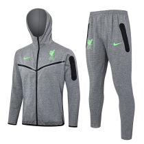 24-25 LIV Grey Hoodie Jacket Tracksuit #F572(绿标)
