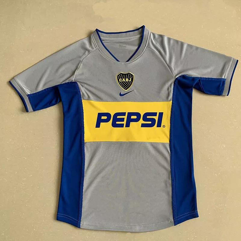 US$ 19.00 - 2002 Boca Juniors Away Retro Soccer Jersey - www.okkinetic.com