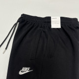 W8纯棉卫裤 NK Black Top Quality Sweatpants (Have Pocket)