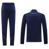 24-25 Al-Nassr Royal blue Jacket Tracksuit #01