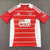 24-25 Stade Brestois UCL Home Fans Soccer Jersey (欧冠版)
