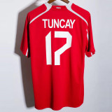 2008 Turkey Red Retro Soccer Jersey