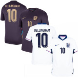 25-26 England W Away Long Sleeve Player Version Soccer Jersey (长袖球员)