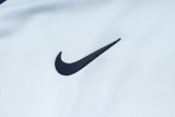 24-25 France Light blue Hoodie Jacket Tracksuit #F587