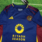 24-25 Roma Third Kids Soccer Jersey