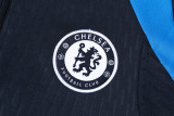 24-25 CHE Dark blue Half Pull Tracksuit (半拉链)