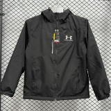2024 UA Velvet Thickened warm Black Outdoor Jackets #F4加绒冲锋衣