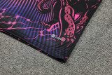 24-25 RMA Black Purple Training Short Suit #豹