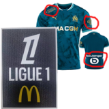 24-25 Marseille Away Player Version Soccer Jersey (Print all Sponsor)