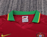 1998 Portugal Home Kids Retro Soccer Jersey