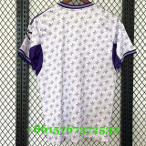 25-26 Man Utd White Purple Special Edition Fans Soccer Jersey