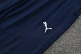 24-25 Marseille White Half Pull Tracksuit (半拉链)