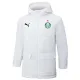 24-25 Palmeiras White Hooded Windbreaker Fabric Cotton Coat #G235