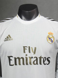 2019-2020 RMA Home Player Version 长袖球员 Long Sleeve Retro Soccer Jersey