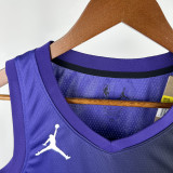 23-24 Kings DEROZAN #10 Purple Top Quality Hot Pressing NBA Jersey (Trapeze Edition)飞人版