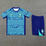 24-25 Brazil Fancy blue Training Short Suit