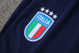 24-25 Italy White Kids Half Pull Tracksuit (童装)(半拉链)