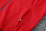 24-25 Man Utd Red Jacket Tracksuit