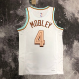22-23 Cleveland Cavaliers MOBLEY #4 White City Edition Top Quality Hot Pressing NBA Jersey