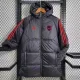 23-24 ARS Black Hooded Cotton Coat Red Edge (红色边) 棉衣