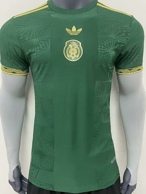 25-26 Mexico Special Edition Green Player Version Soccer Jersey *三叶草