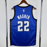 22-23 Magic WAGHER #22 Royal blue Top Quality Hot Pressing NBA Jersey (Trapeze Edition)