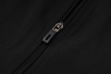 24-25 Man Utd Black Jacket Tracksuit #A796