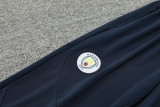 24-25 Man City Royal blue Half Pull Tracksuit (半拉链)