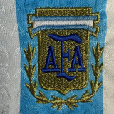 1994 Argentina Home Retro Soccer Jersey (钢印纹）