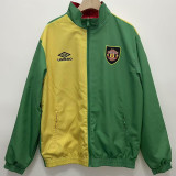 24-25 Man Utd Green Yellow Double Sided Windbreaker (双面风衣)