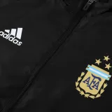 23-24 Argentina Black Windbreaker (风衣)
