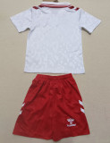 24-25 Denmark Away Kids Soccer Jersey