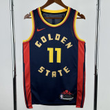 24-25 WARRIORS THOMPSON #11 Royal blue City Edition Top Quality Hot Pressing NBA Jersey